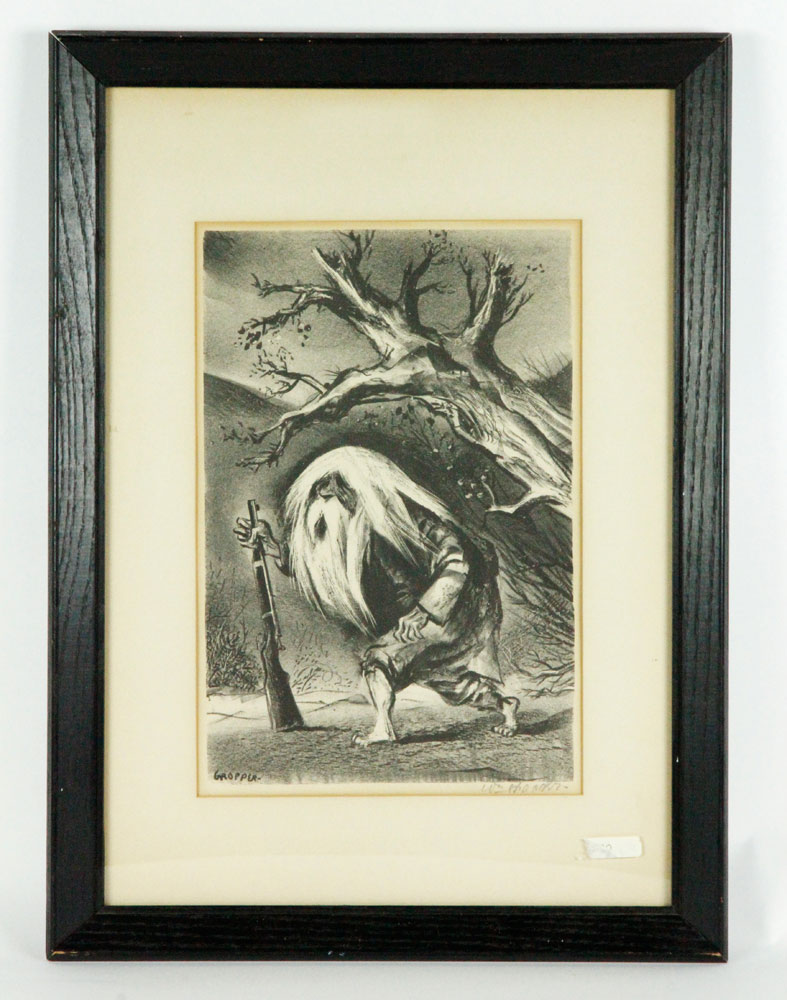 Appraisal: - Gropper Rip Van Winkle Lithograph William Gropper American -