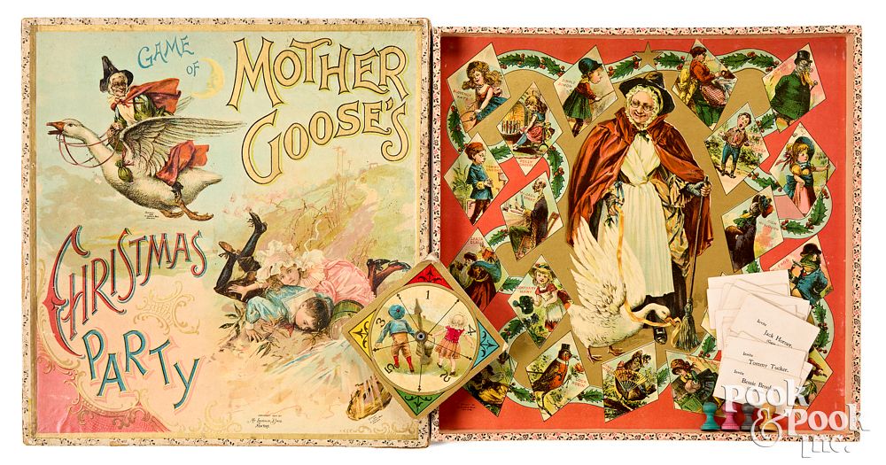 Appraisal: McLoughlin Bros Game of Mother Goose ca McLoughlin Bros Game