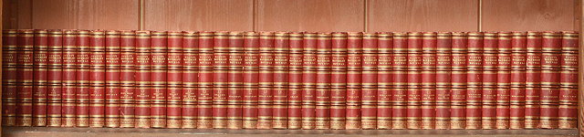 Appraisal: A NICELY BOUND SET OF SCOTT'S WAVERLEY NOVELS in volumes