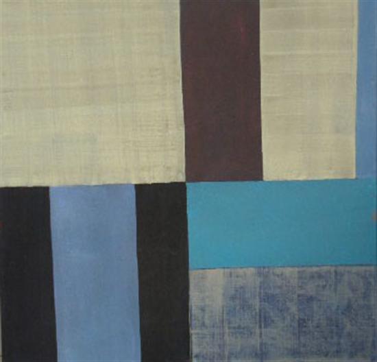 Appraisal: Jo Townsend Oil On Canvas Abstract Work Titled Grey PLEASE