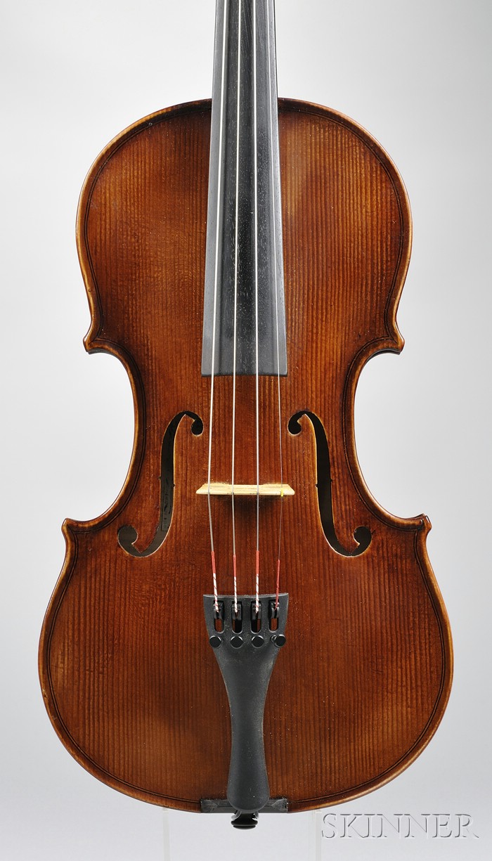 Appraisal: Modern Violin labeled PANIZZI GIOVANNI length of back mm