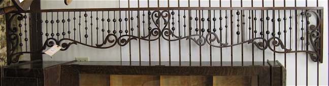 Appraisal: VICTORIAN FRETWORK SPANDREL American c made with intricate scrolling fretwork