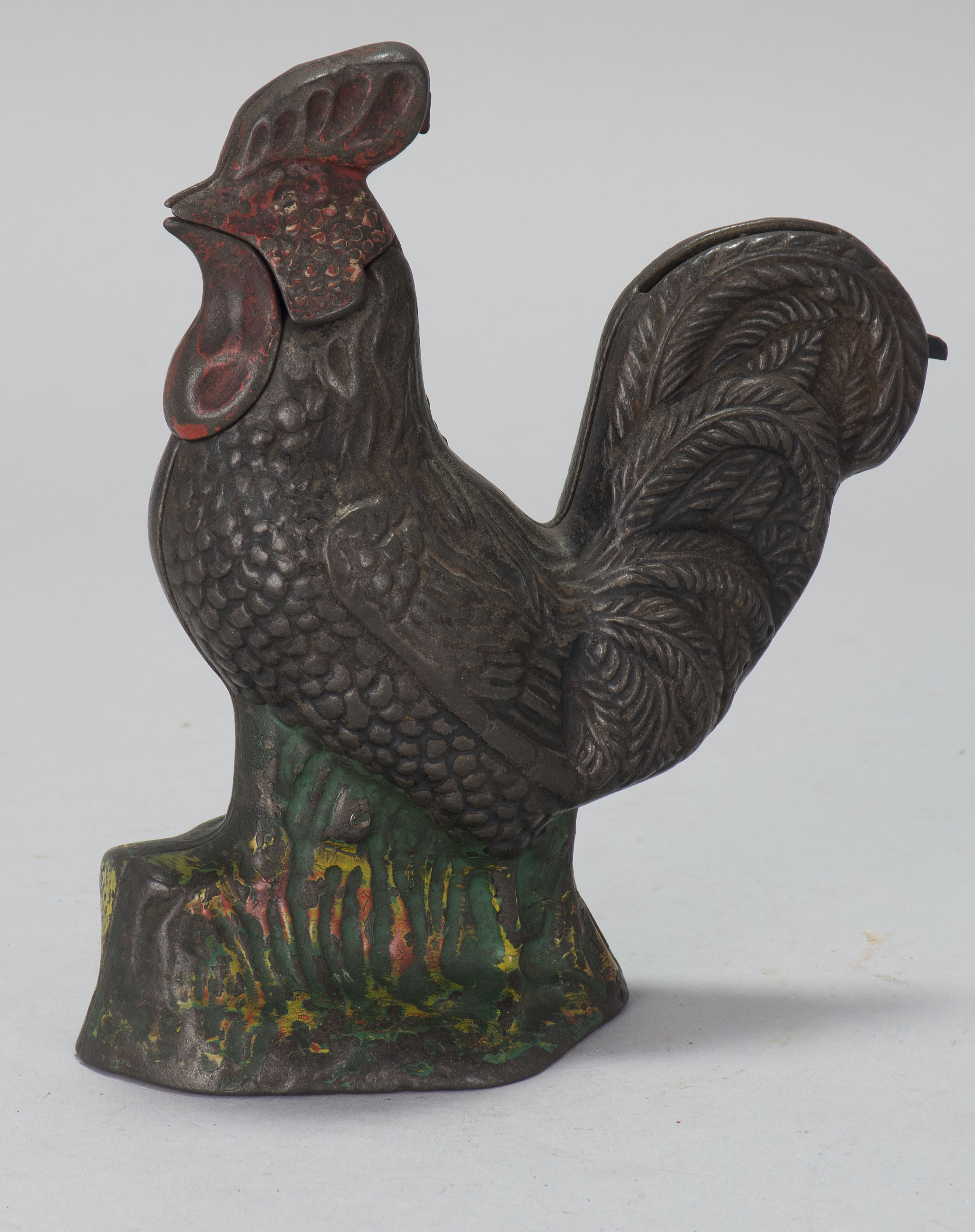 Appraisal: ROOSTER CAST IRON MECHANICAL BANK Circa By Kyser Rex Co