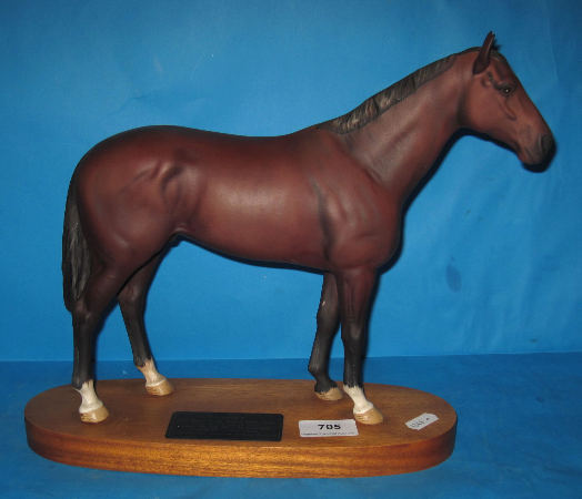 Appraisal: Beswick Connoisseur Horse Nijinsky on wooden plinth