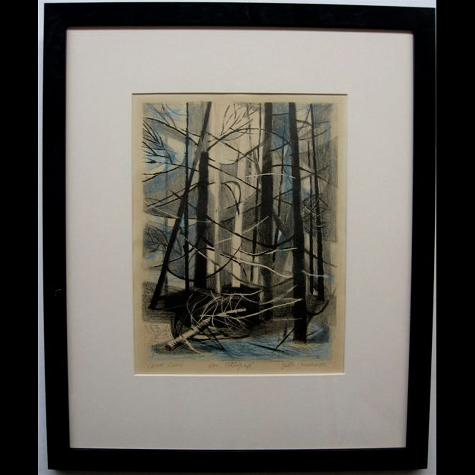 Appraisal: SPRUCE GROVE TREES GHITTA CAISERMAN-ROTH - CANADIAN TWO LITHOGRAPHS NUMBERED