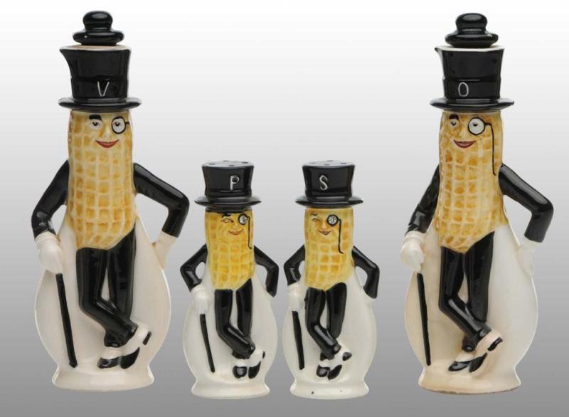 Appraisal: Cermaic Planters Peanut Shakers Description Includes shakers for salt pepper