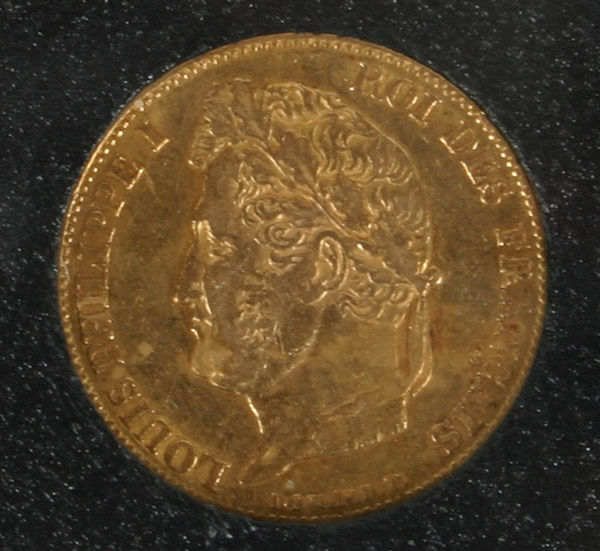 Appraisal: French Francs Gold Coin