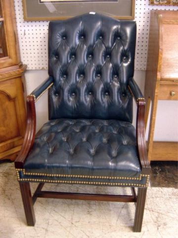 Appraisal: LEATHER OFFICE CHAIR