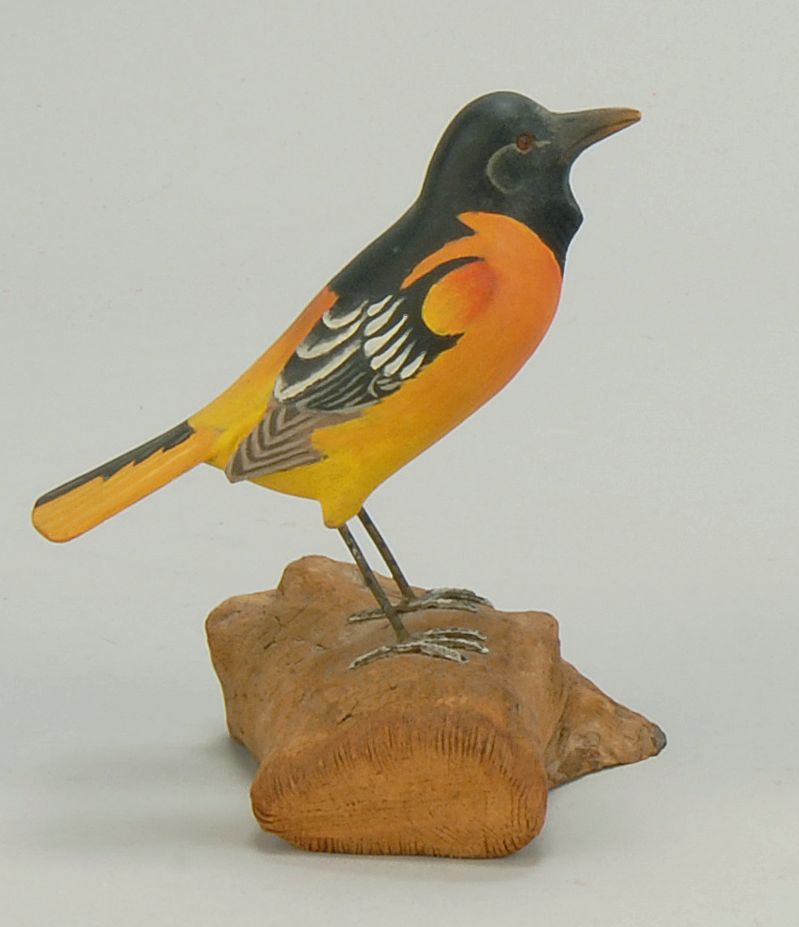 Appraisal: THREE-QUARTER SIZE MALE BALTIMORE ORIOLE By Robert Morse of Ellsworth