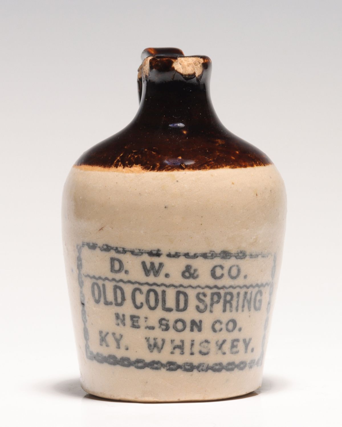 Appraisal: OLD COLD SPRING KENTUCKY WHISKEY MINI JUGThe condition is as