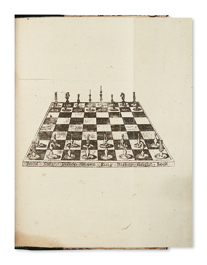 Appraisal: SPORTS--CHESS Blagrove William The Elements of Chess A Treatise Combining