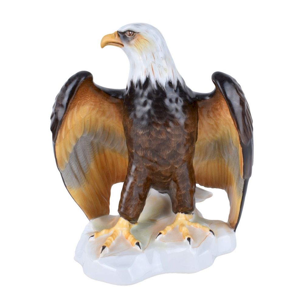 Appraisal: Herend Eagle Figurine Herend Limited Edition Porcelain Eagle Figurine Signed