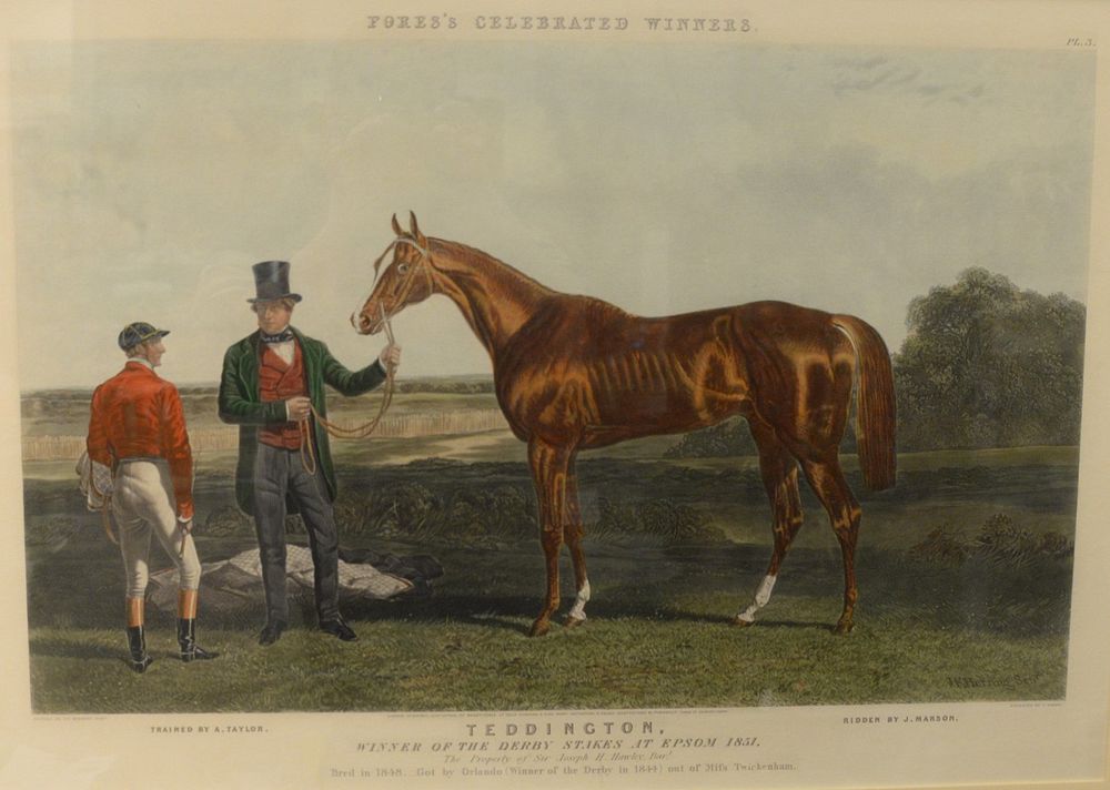 Appraisal: After John Frederick Herring Sr British - Fores's Celebrated Winners