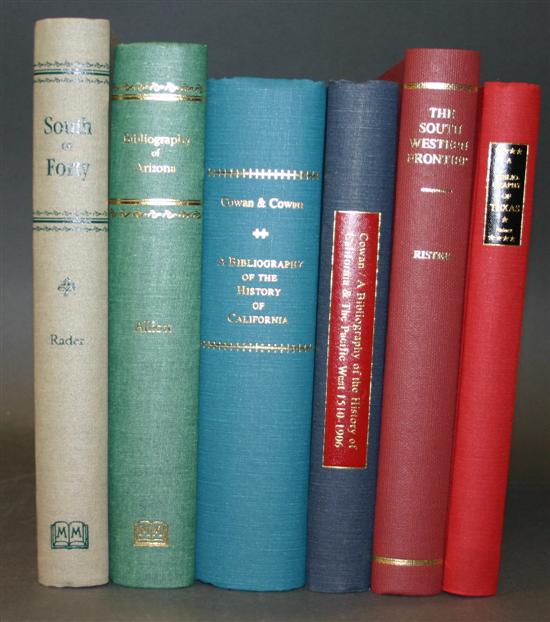 Appraisal: Reference Western Exploration Settlement Titles Martino facsimile reprints undated vo