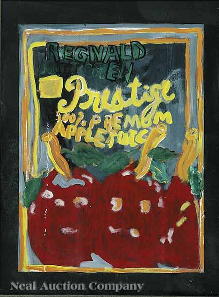 Appraisal: Reginald Mitchell American Louisiana b Prestige Premium Apple juice acrylic