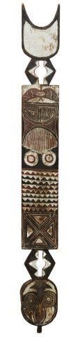 Appraisal: West African carved wood Nwantantay plank mask Bwa peoples Burkina