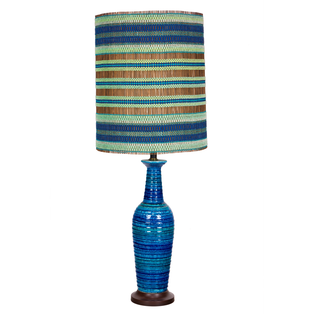 Appraisal: ALDO LONDI RIMINI BLU TABLE LAMP Aldo Londi Rimini Blu