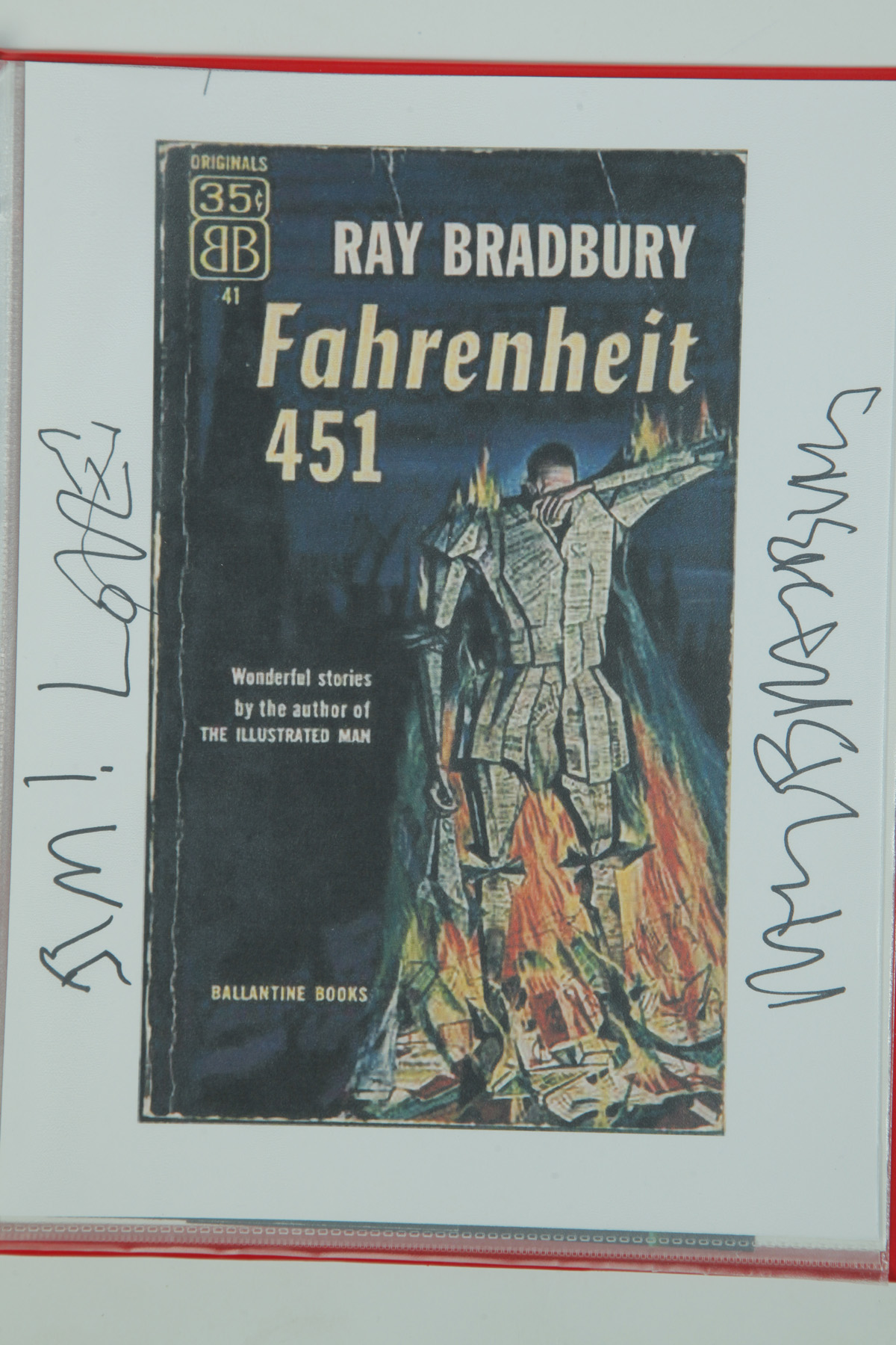 Appraisal: COLLECTION OF AUTOGRAPHS INCLUDING H G WELLS RAY BRADBURY AND