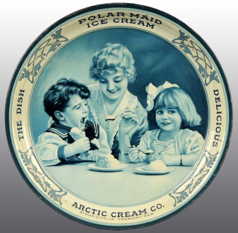 Appraisal: Polar Maid Ice Cream Serving Tray Description Copyright by the