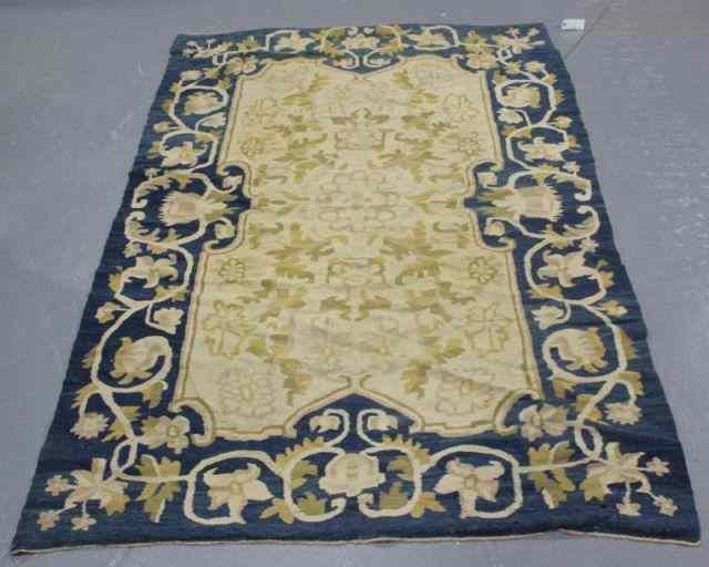 Appraisal: Possibly Chinese Tapestry Rug Good condition with overall wear From