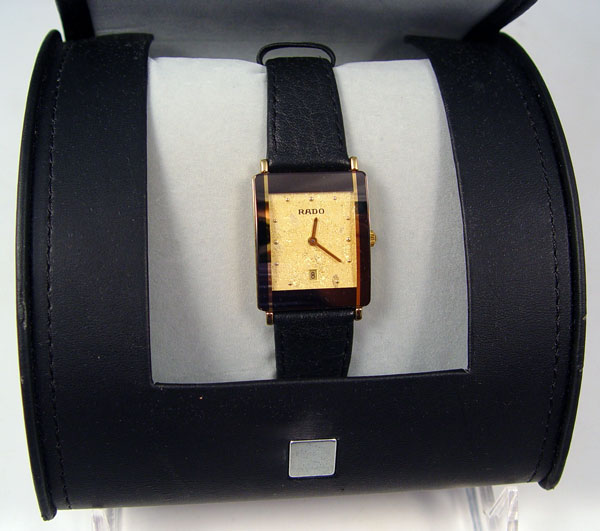 Appraisal: RADO INTEGRAL WRISTWATCH IN PRESENTATION BOX High grade Swiss quartz