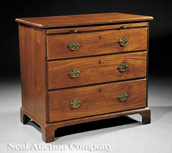 Appraisal: A George III Mahogany Bachelor's Chest early th c with