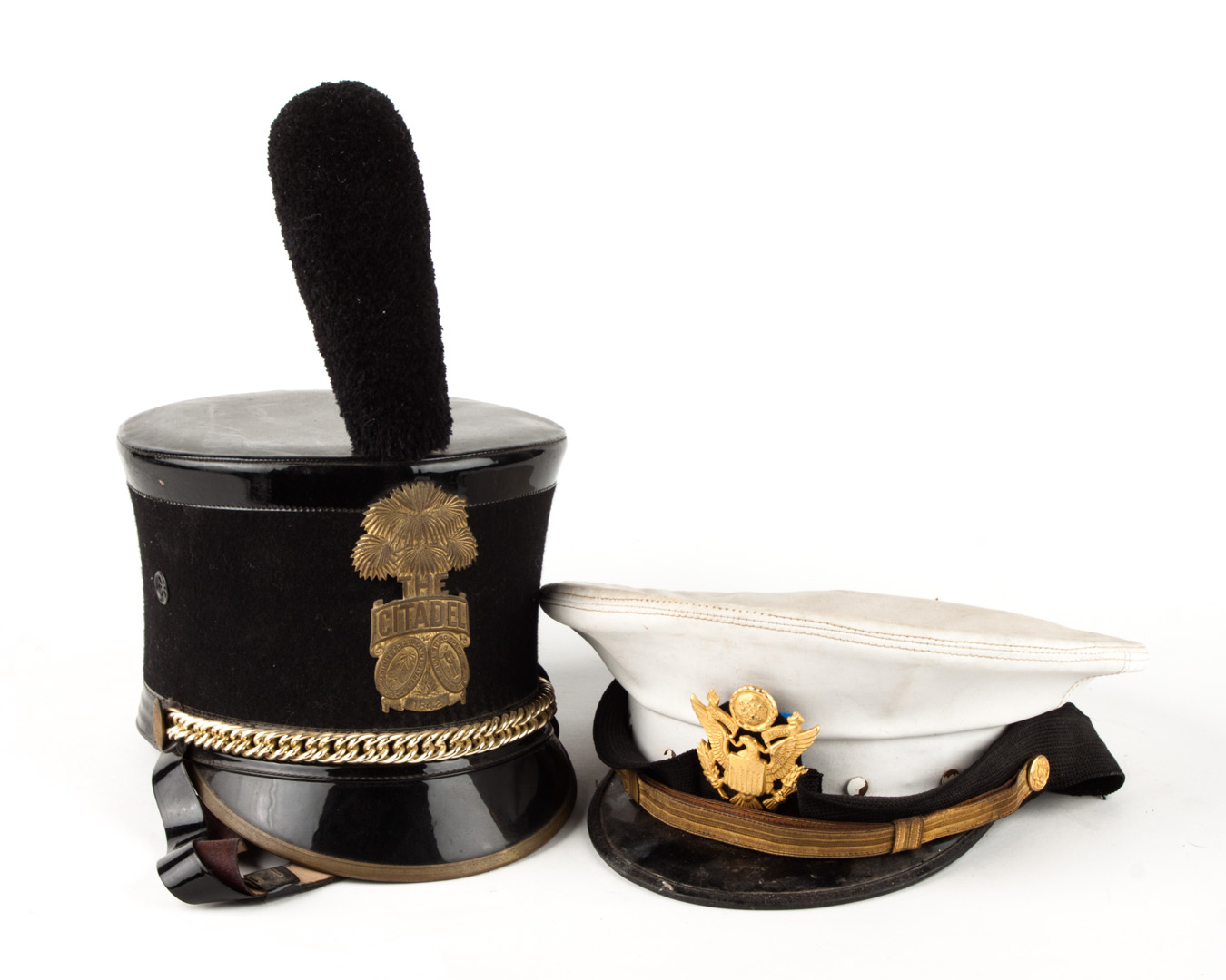 Appraisal: U S Naval Academy Midshipman's cap Citadel shako