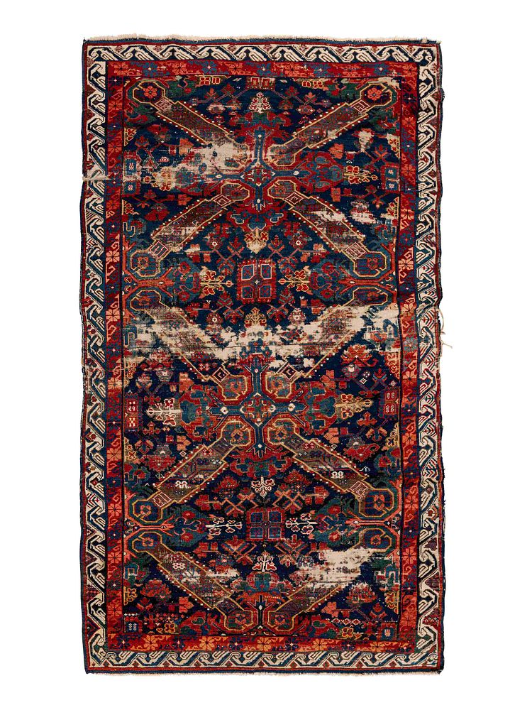 Appraisal: A Zeychour Kuba St Andrew's Cross Wool Rug A Zeychour