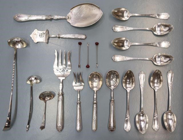 Appraisal: lot of Sterling silver plate and other flatware highlights include