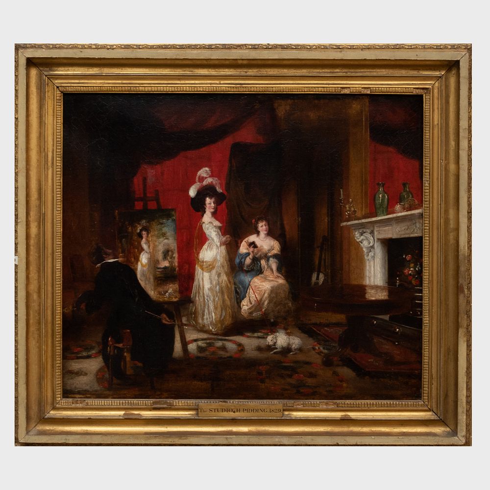 Appraisal: Attributed to Henry James Pidding - The Studio Oil on