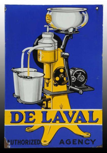 Appraisal: Tin De Laval Flange Sign Description s to s Impressive