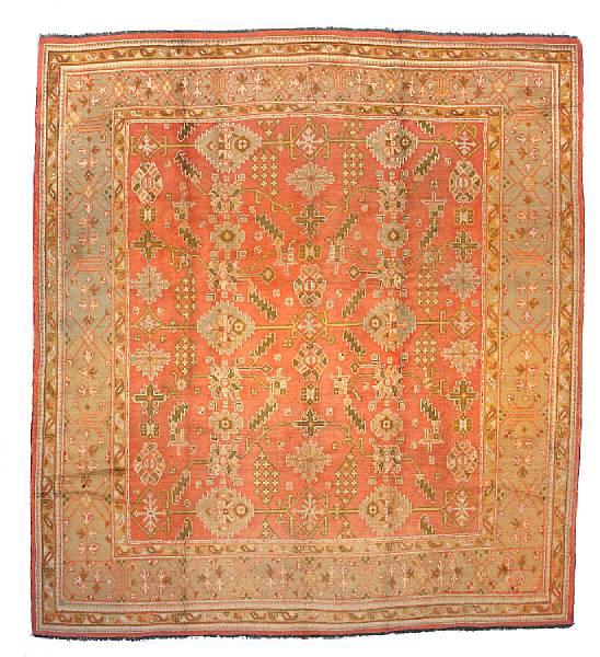 Appraisal: An Oushak carpet West Anatolia late th century size approximately