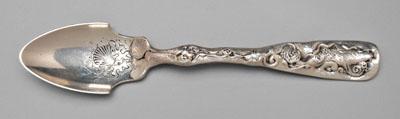 Appraisal: Gorham Hizen sterling cheese scoop monogram on back oz T