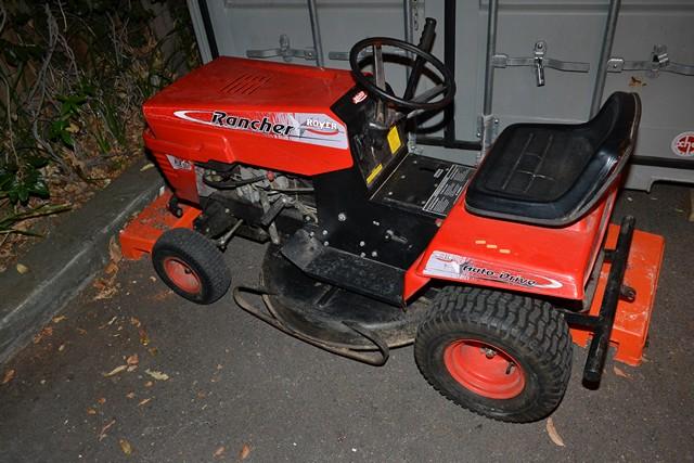 Appraisal: A ROVER 'RANCHER' RIDE ON MOWER A ROVER 'RANCHER' RIDE