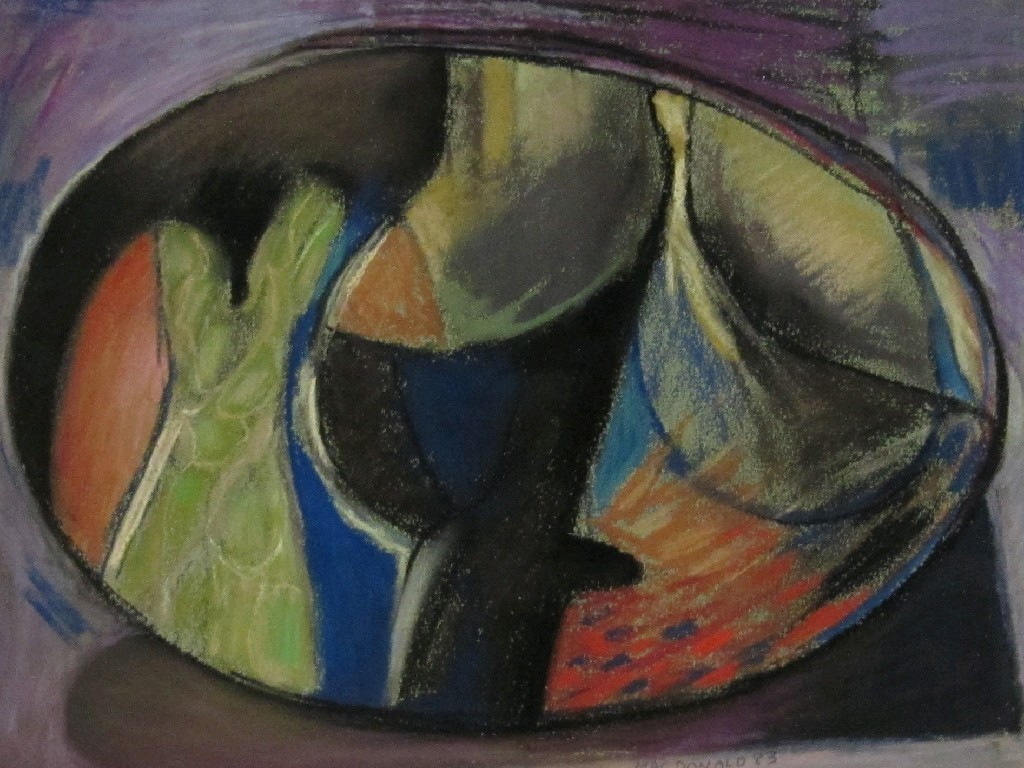 Appraisal: TOM MACDONALD - WITHIN I Pastel signed recto and with