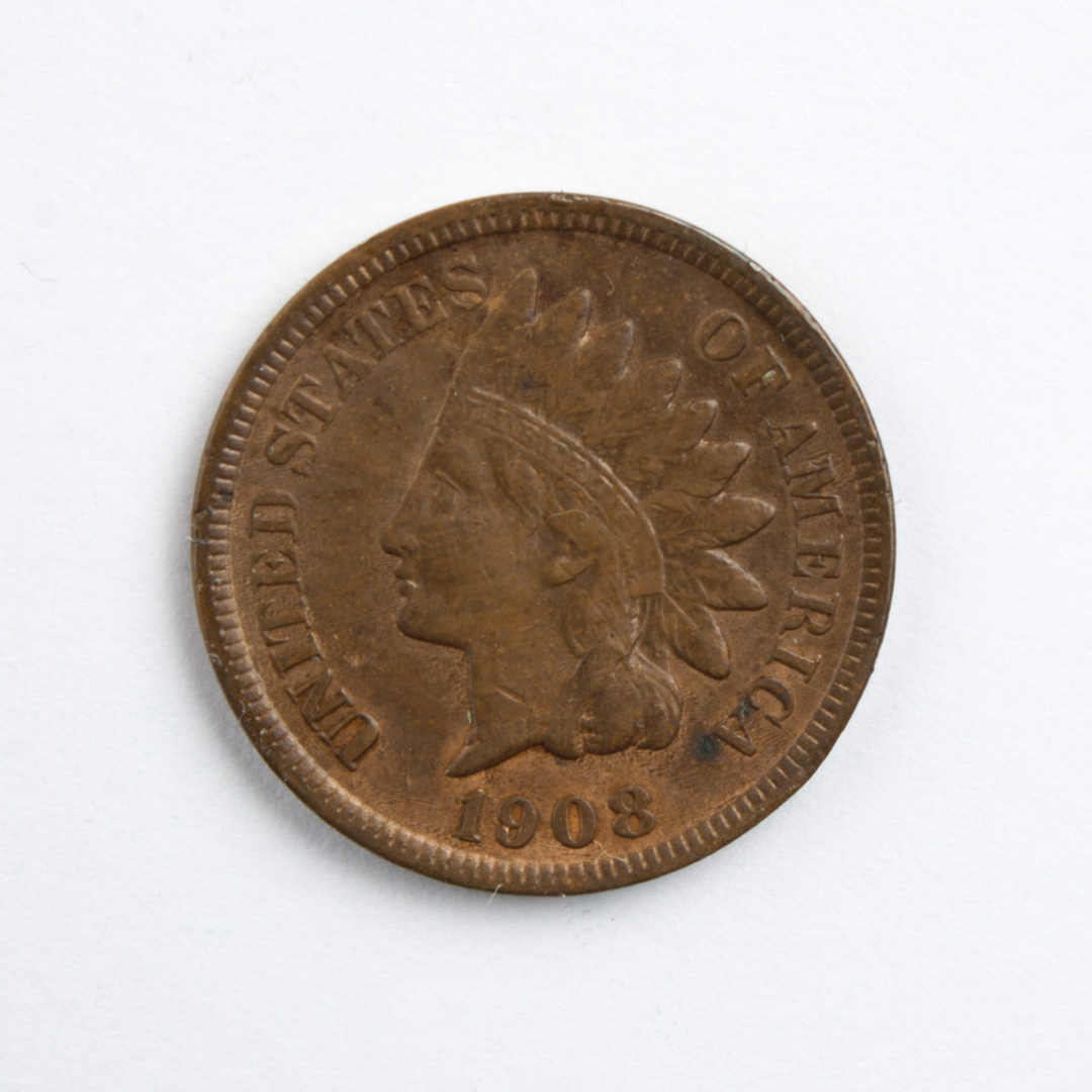 Appraisal: U S Indian Head type cent -S VF- dark red-brown