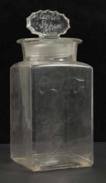 Appraisal: Coca-Cola Pepsin Gum Jar with Lid Description Circa to Lid