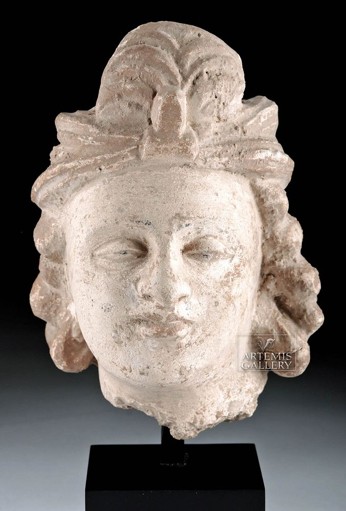 Appraisal: Gandharan Stucco Head of Prince Central Asia Pakistan and Afghanistan