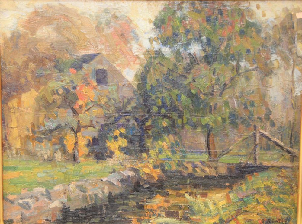 Appraisal: Kenneth Earl Bates American - The Mill at Old Mystic