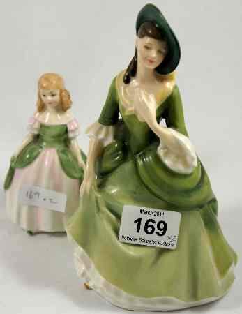 Appraisal: Royal Doulton Figures Sandra HN and Penny HN