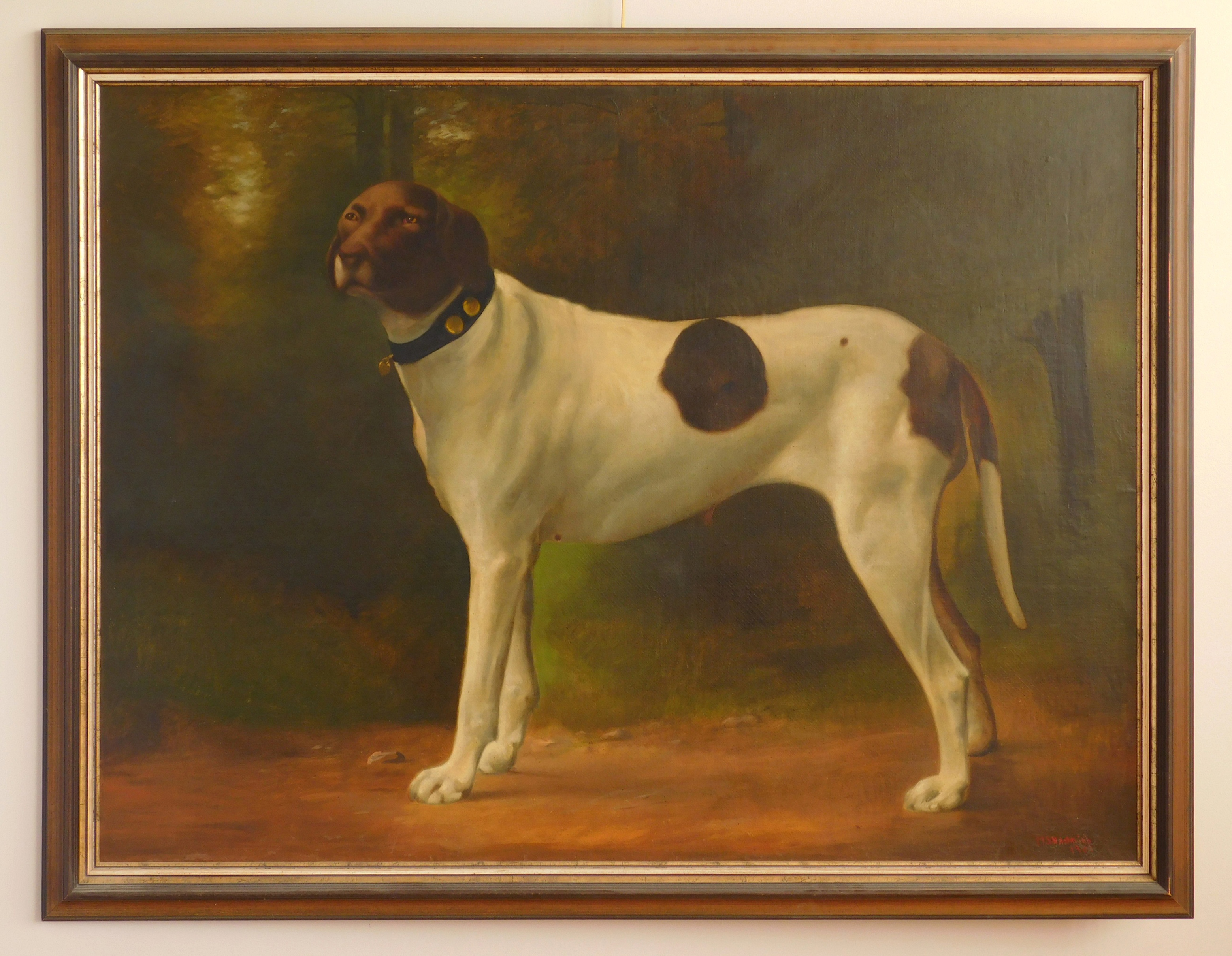 Appraisal: Michael S Nachtrieb American - Portrait of a Dog- oil