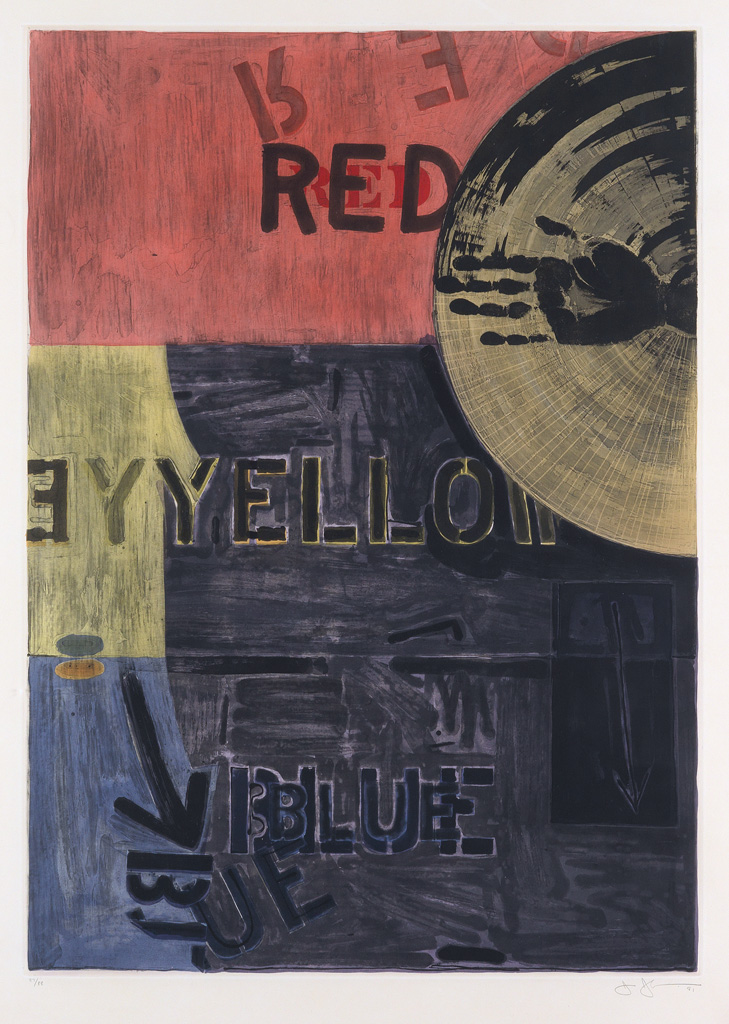 Appraisal: JASPER JOHNS Periscope Color etching and aquatint on Rives BFK