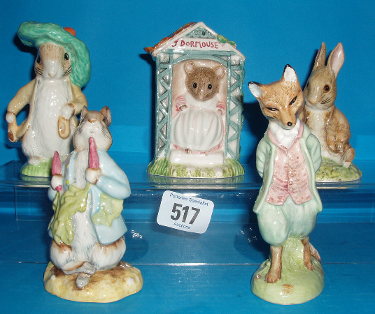 Appraisal: Royal Albert Foxy Whiskered Gentlemen Benjamin Bunny Benjamin Bunny Sat