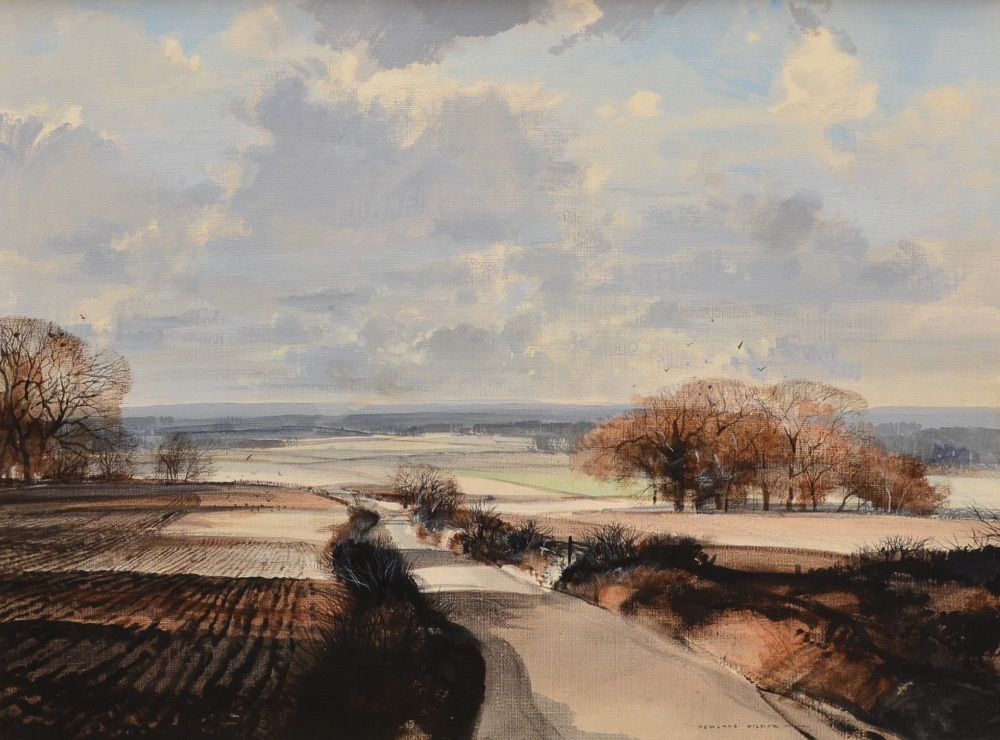 Appraisal: HILDER Rowland British - ''Landscape Ness Cowden Kent'' Oil Canvas