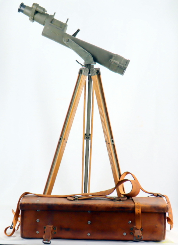 Appraisal: MILITARIA Cased U S M A Spotter Scope and Tripod