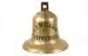 Appraisal: BELL - Circa cast bronze bell with heavy top mounting