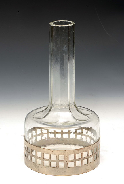 Appraisal: Attributed to Wiener WerkstatteDecanter possibly designed by Josef Hoffmann early