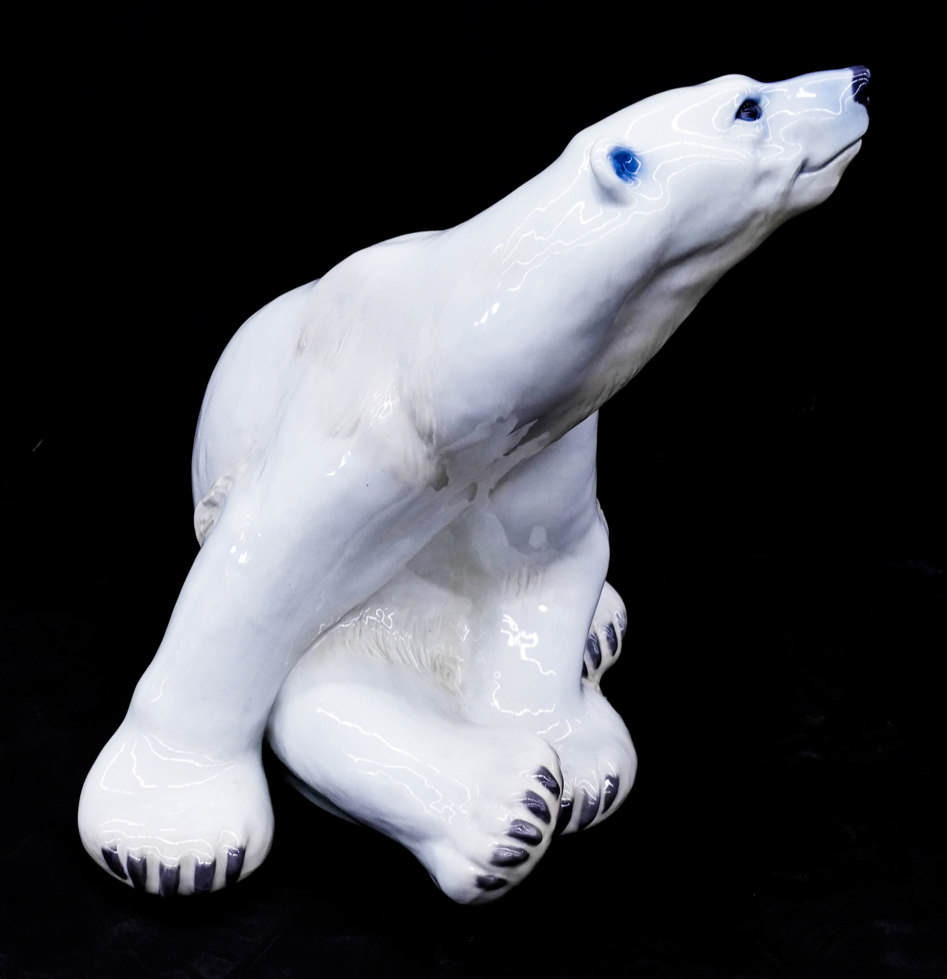 Appraisal: Bing Grondahl Large Polar Bear Figure ''x '' A large