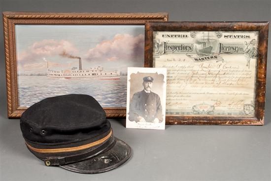 Appraisal: Ephemera and personal effects of Reuben P Corkran Pilot of