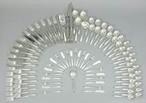 Appraisal: Prelude International Sterling Silver Dinner Service for Twelve Service includes